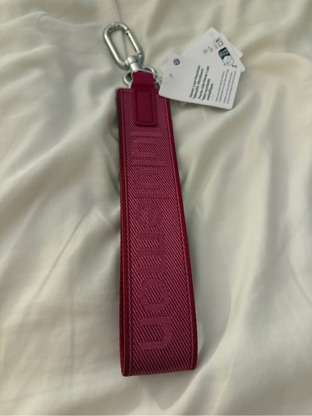 Lululemon Berry Rumble Keychain